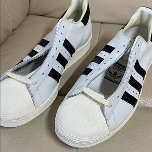 adidas White and Black Sneakers